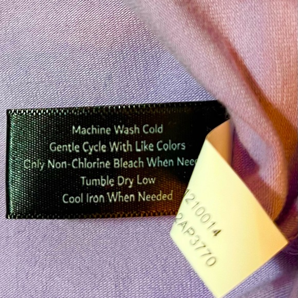 Lavender Trumpet Sleeves Stretch Top - Picture 4 of 5